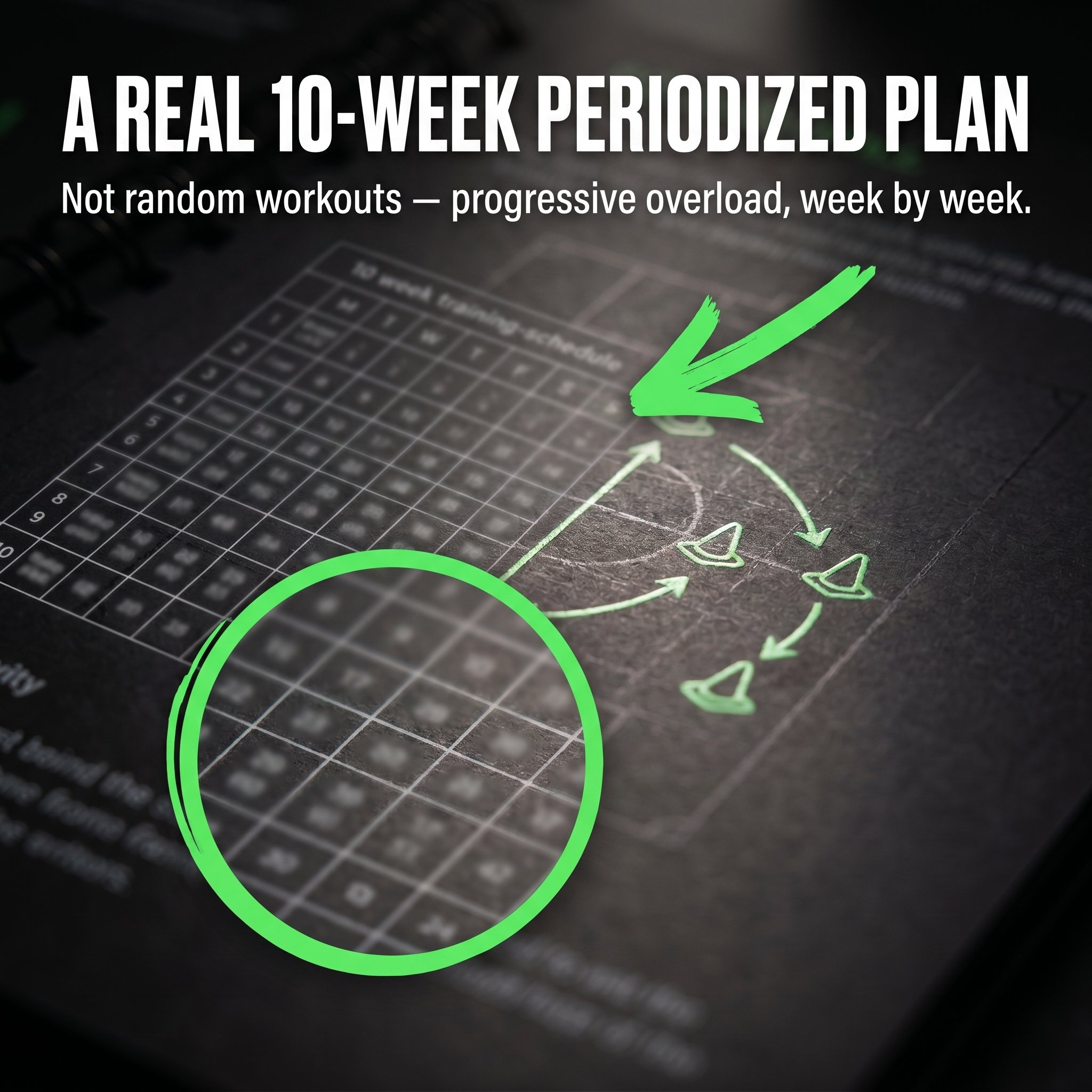 A real 10-week periodized training plan