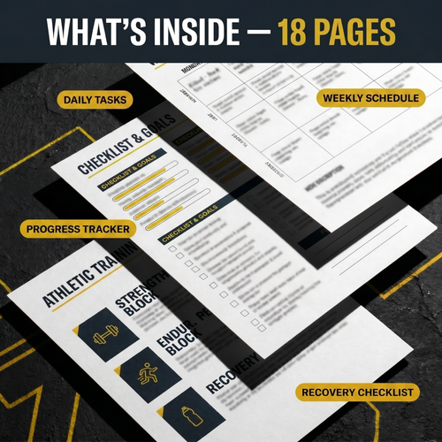 What's inside the 18-page weekly planner